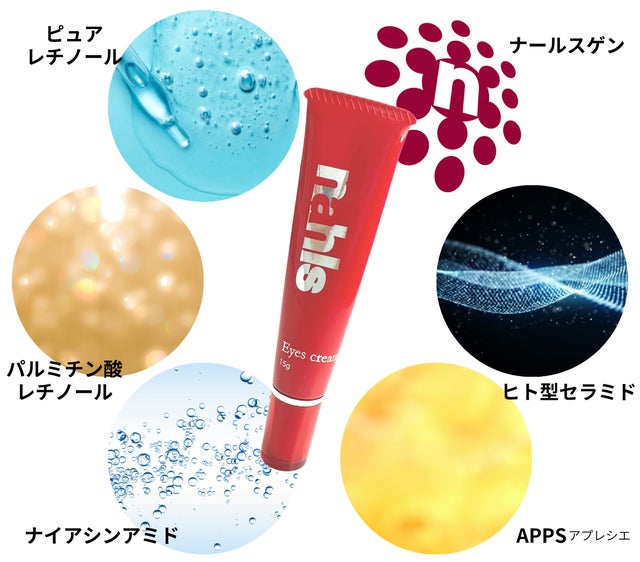 ピュアレチノール＆ナールスゲン推奨濃度「ナールスアイクリーム」新