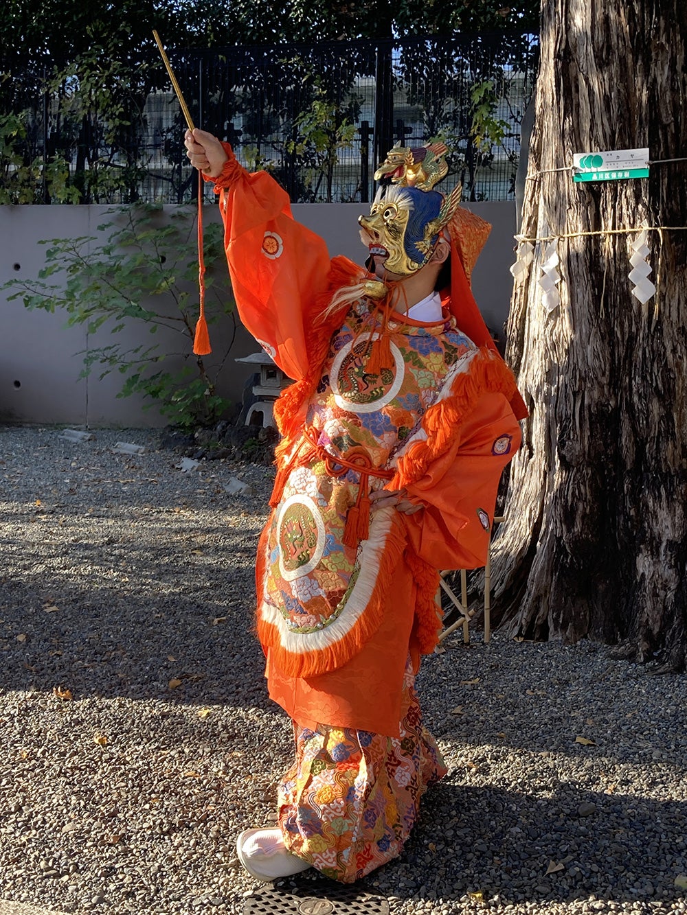 重要無形文化財「雅楽」【一生に一度かも？の貴重体験】舞楽装束着装