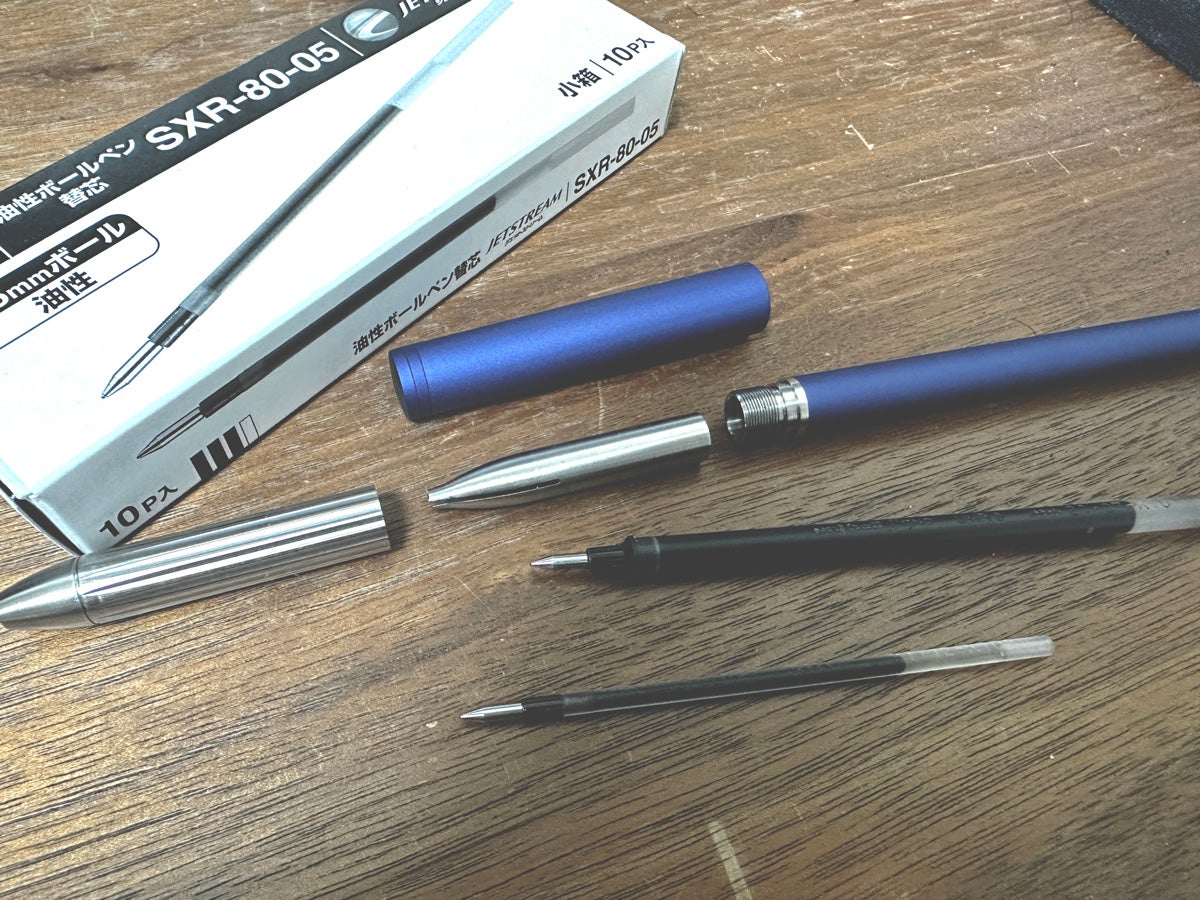 お気に入りのリフィル（替芯）をそのまま装着！書き心地が抜群な高級