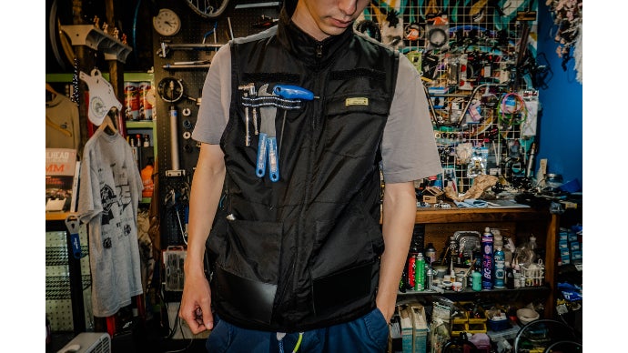 ワークウェアとアーバンギアのギミックの結集。プロ仕様の