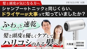 デリケートなヘアケアに対応したドライヤー！毛髪にツヤ感を求める方にもオススメ！