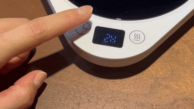 火を使わず80度まで加熱 カップウォーマー タイマー自動OFF機能