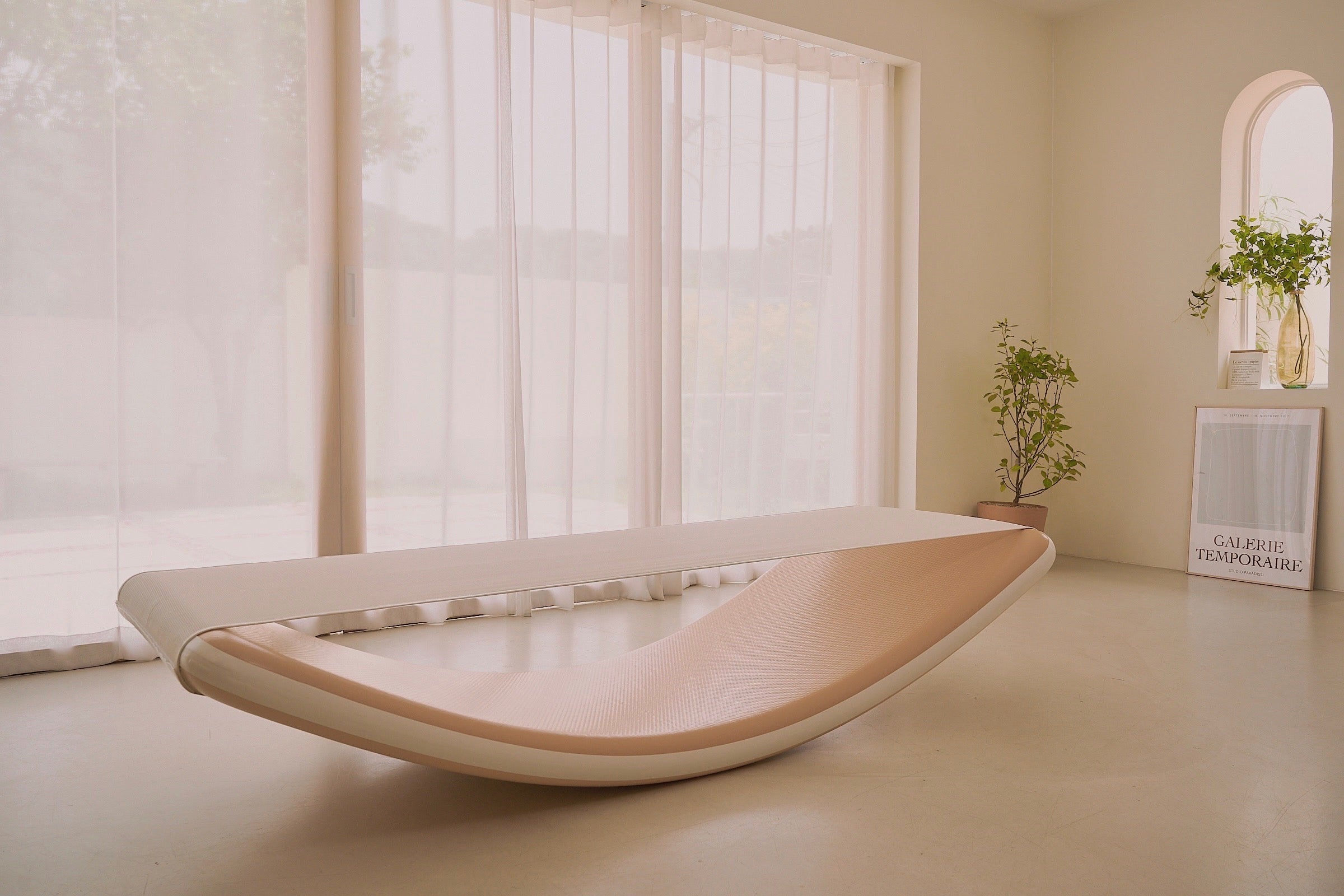 人間工学的に追求した寝心地【組立てないハンモック】| プレミアムair