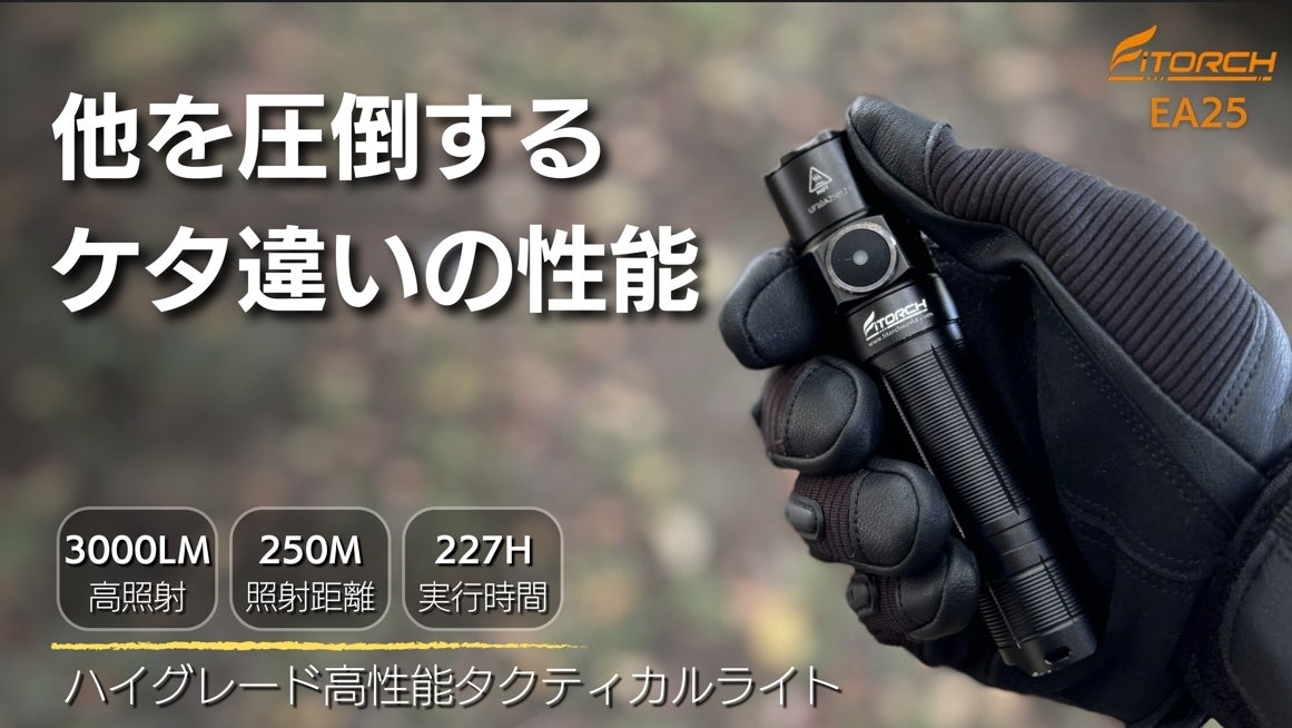 明るく、そして高性能！アウトドアから緊急時の備えにも！超高性能LED