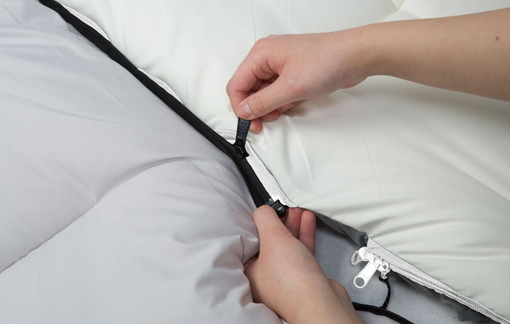 寝袋・掛け布団・マットレストッパーがこれ一つに！どんな場所でも快適