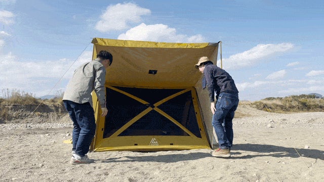 【最終値下げ】 ラクバインテント　別売りタープ付き 最終値下げ】 ラクバインテント 別売りタープ付き - メルカリ