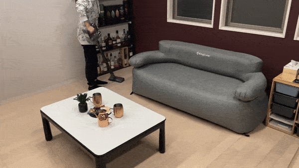 キングキャンプ King Camp エアーソファー エアソファー ダークグレー