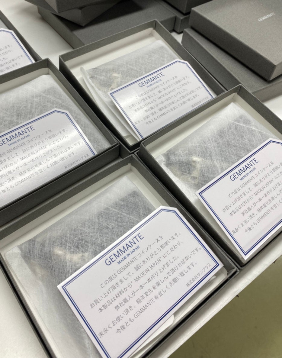 Makuake｜『GEMMANTE』第四弾！立体構造が織りなす！魅せる大人のコインケース！ 実行者の活動レポート コミュニケーション｜マクアケ