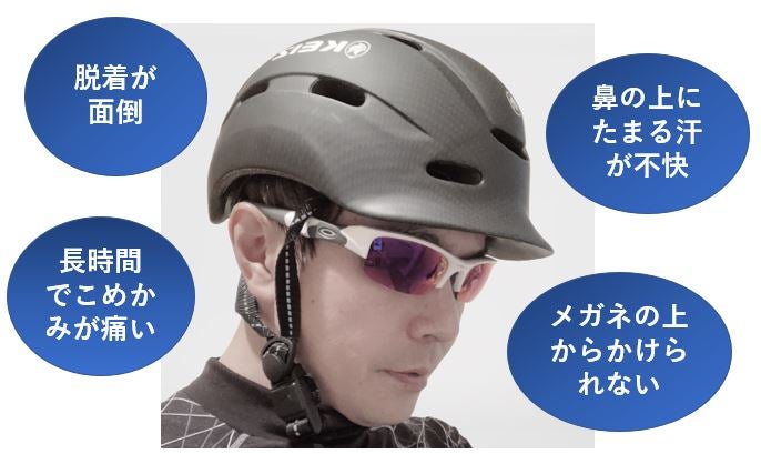 ヘルメット専門メーカ30年の技で作りこめられたゴーグル一体型