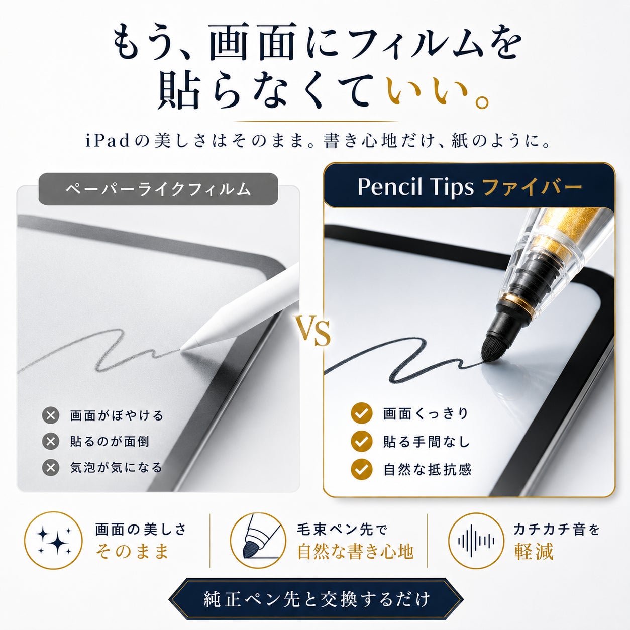 Makuake｜Apple Pencilの「書き心地」を徹底追求！シャープペン感覚の