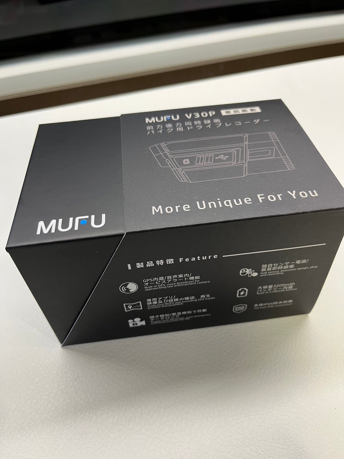 Makuake｜取り付けも操作も超簡単！1台で前後録画できるバイク用 