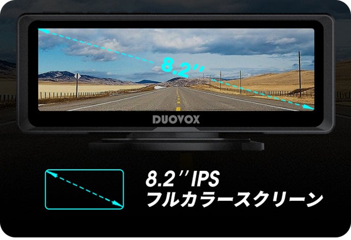 DUOVOX Nova 1080P フルカラー車載用ナイトビジョン 夜間でも300m先まではっきり見える！車載ナイトビジョンDuovox