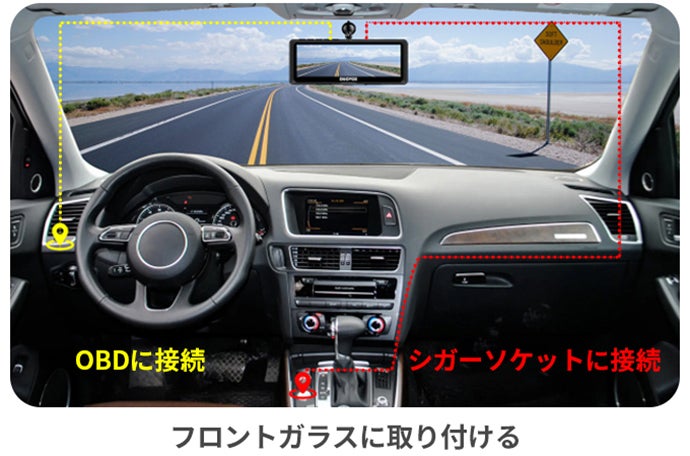 夜間でも300m先まではっきり見える！車載ナイトビジョンDuovox
