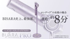 シリーズ史上最強風のハンズフリースタンドヘアドライヤー「BISARA PRO」