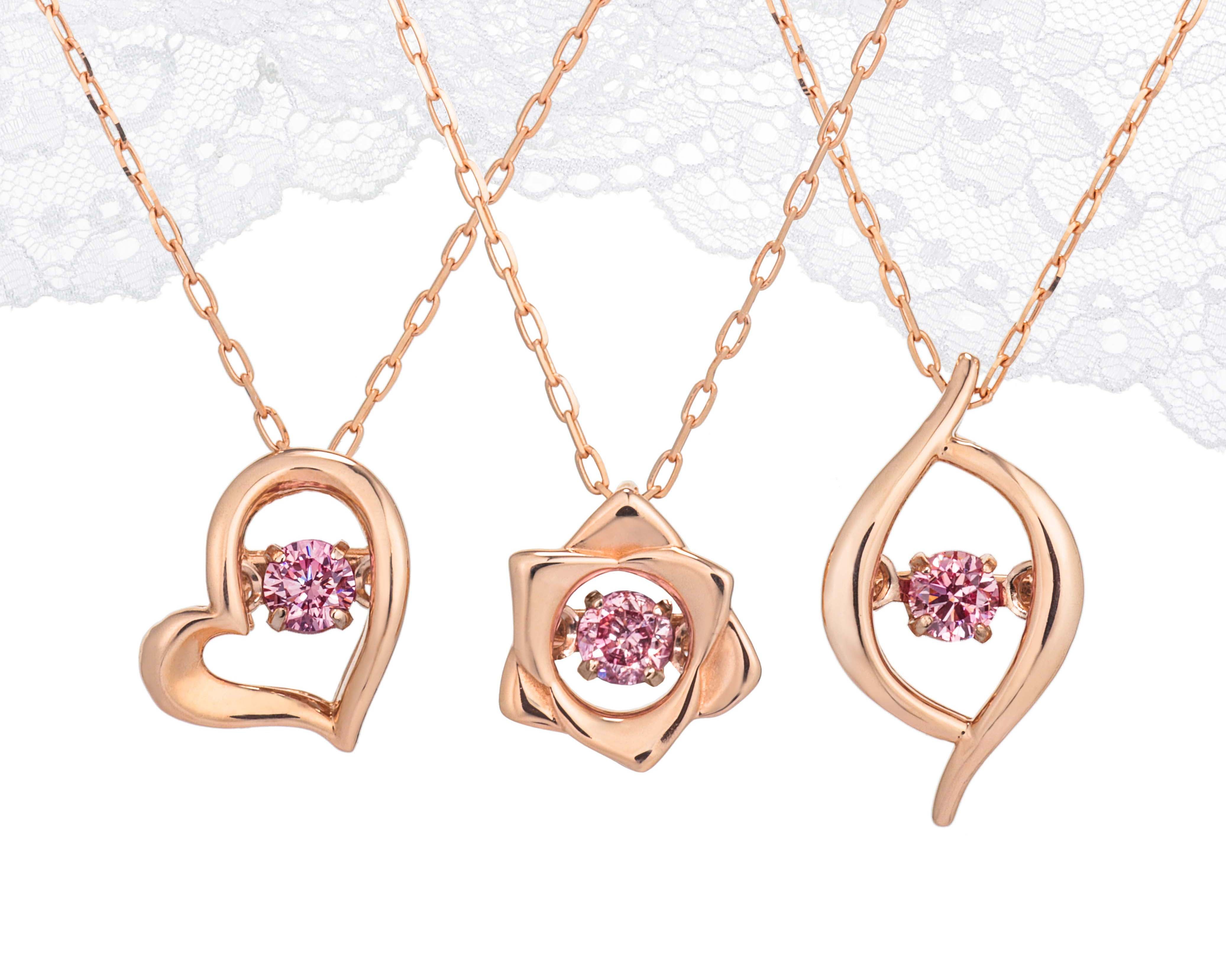 1万分の1』奇跡の煌きをLabダイヤ で、ピンクダイヤが動き出したら