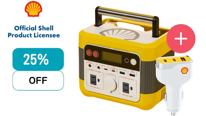 わずか3.1Kg！デザインも性能も抜群！Shellが作ったポータブル電源日本