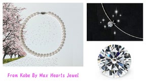 卒入学式や冠婚葬祭等に 真珠の街神戸発・オーロラミガキパールと天然石アクセサリー