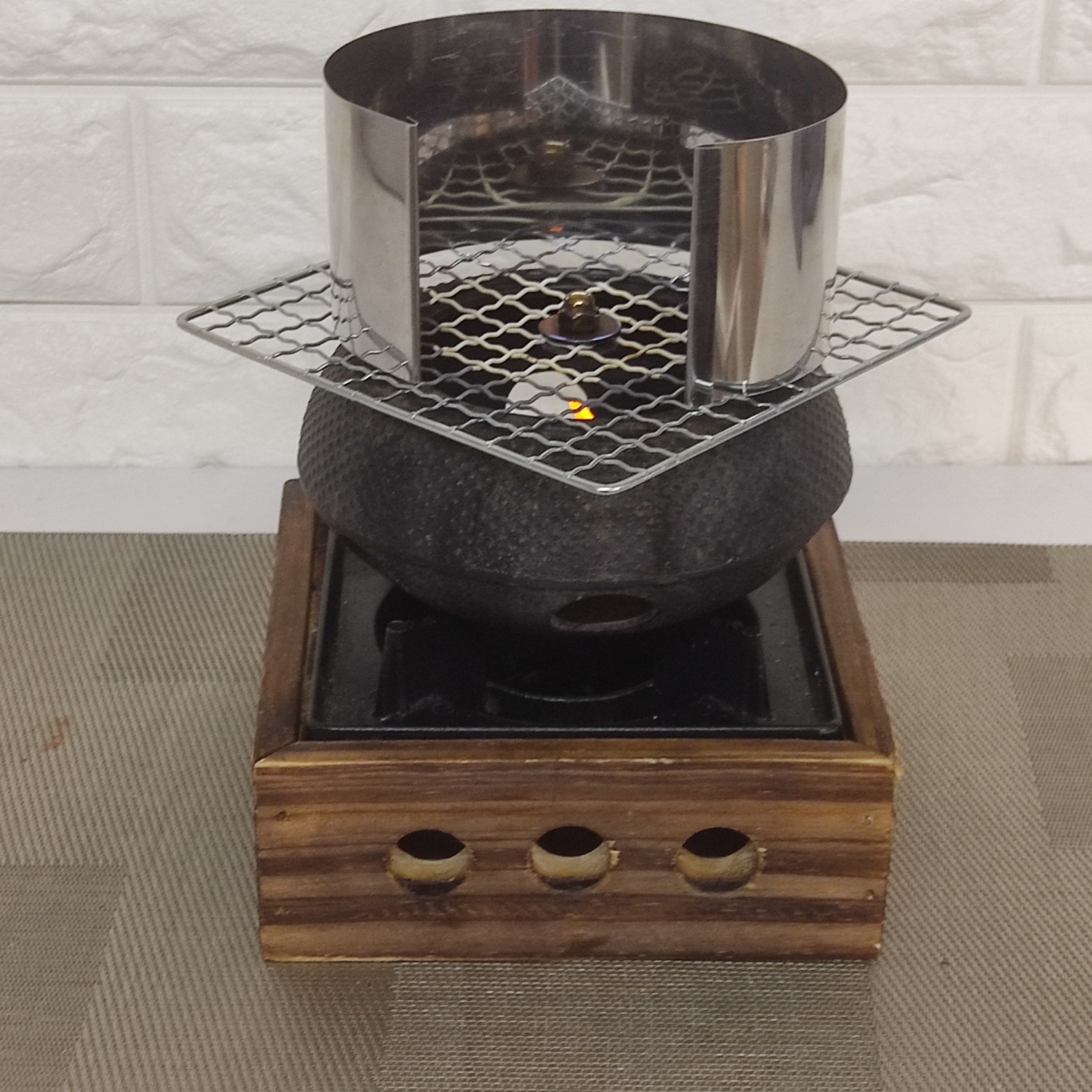 卓上炭火低温調理器 卓上7 ☆一人でも☆家族でも☆お店でもOK 笑顔