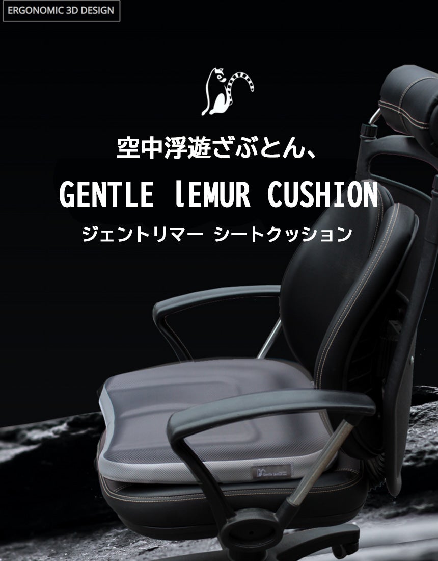 一生ものの座布団】お尻に極上の安らぎを! 座ると 空中浮遊ざぶとん