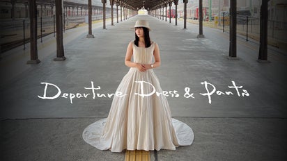 わずか38cmの反物幅。久留米かすりのDeparture Dress＆Pants