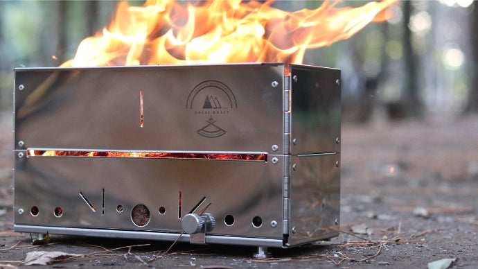 組立て3秒！キャンパーの願いが詰まった一生物の焚き火台｜マクアケ