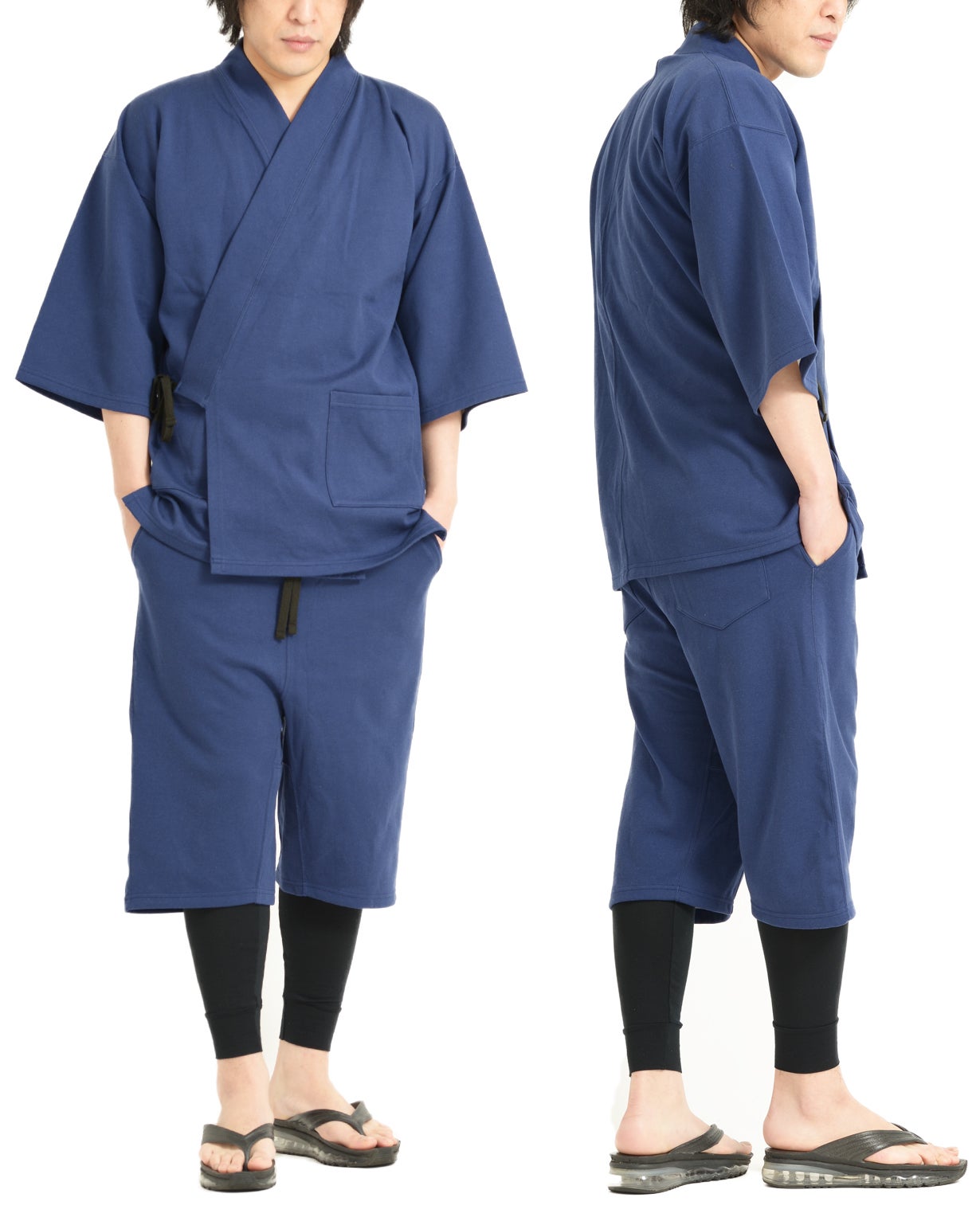三分妄想 鹿野院平蔵 フルセット　Sサイズ ゼロ撥水オーガニックコットンストレッチ甚平（カラー