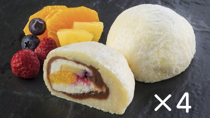 大福丸さま専用 のびるチーズケーキがパフェとコラボし大福に！？「おもっちーずパフェ