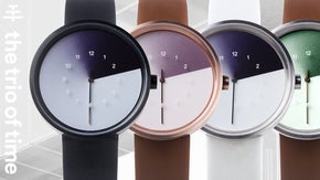 “今”に集中するマインドフルネスな腕時計 – Hidden Time Watch