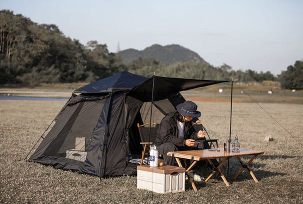 C*ア様 【30秒で簡単設置！】快適性を追求したロッジ型キャンプテント｜BT01 30秒で簡単設置！】快適性を追求したロッジ型キャンプテント