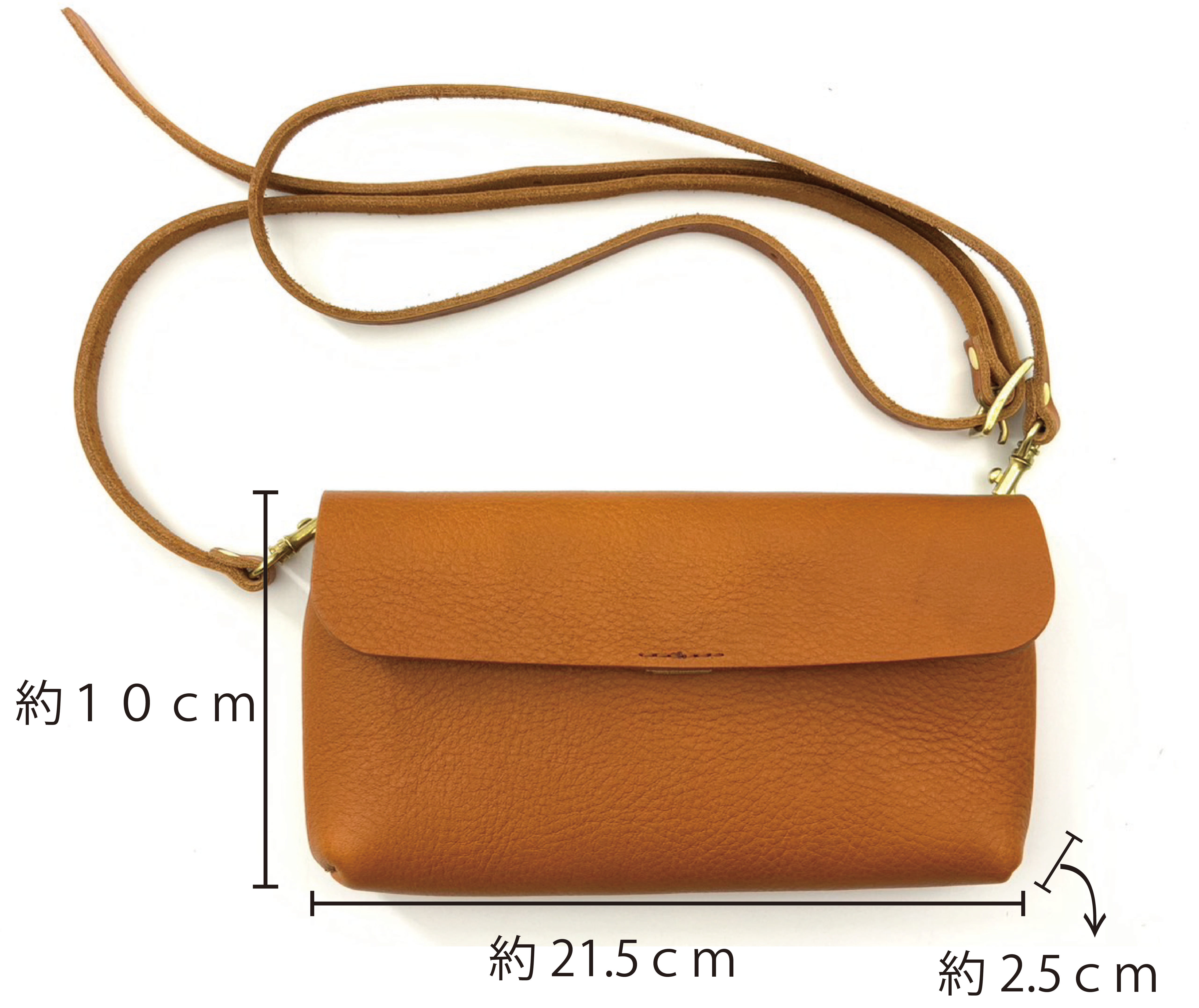 これ一つでお出かけ】財布とスマホポーチが融合。「ヌメシュリンク革