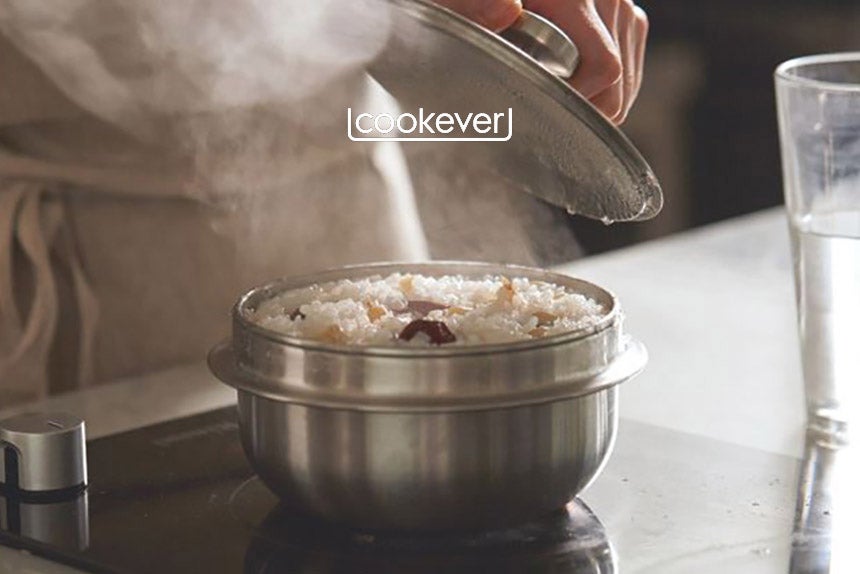 モチモチ、ツヤツヤ、ふっくらのご飯が味わえる！【COOKEVER ステン