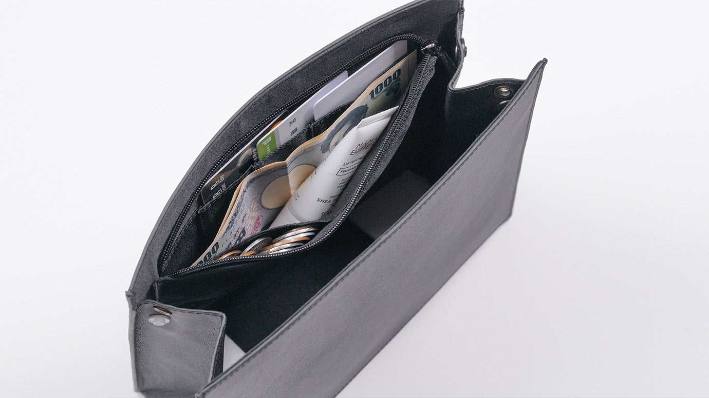 Makuake｜”余白”をデザインしたミニマリストブランド。財布と鞄が一つ