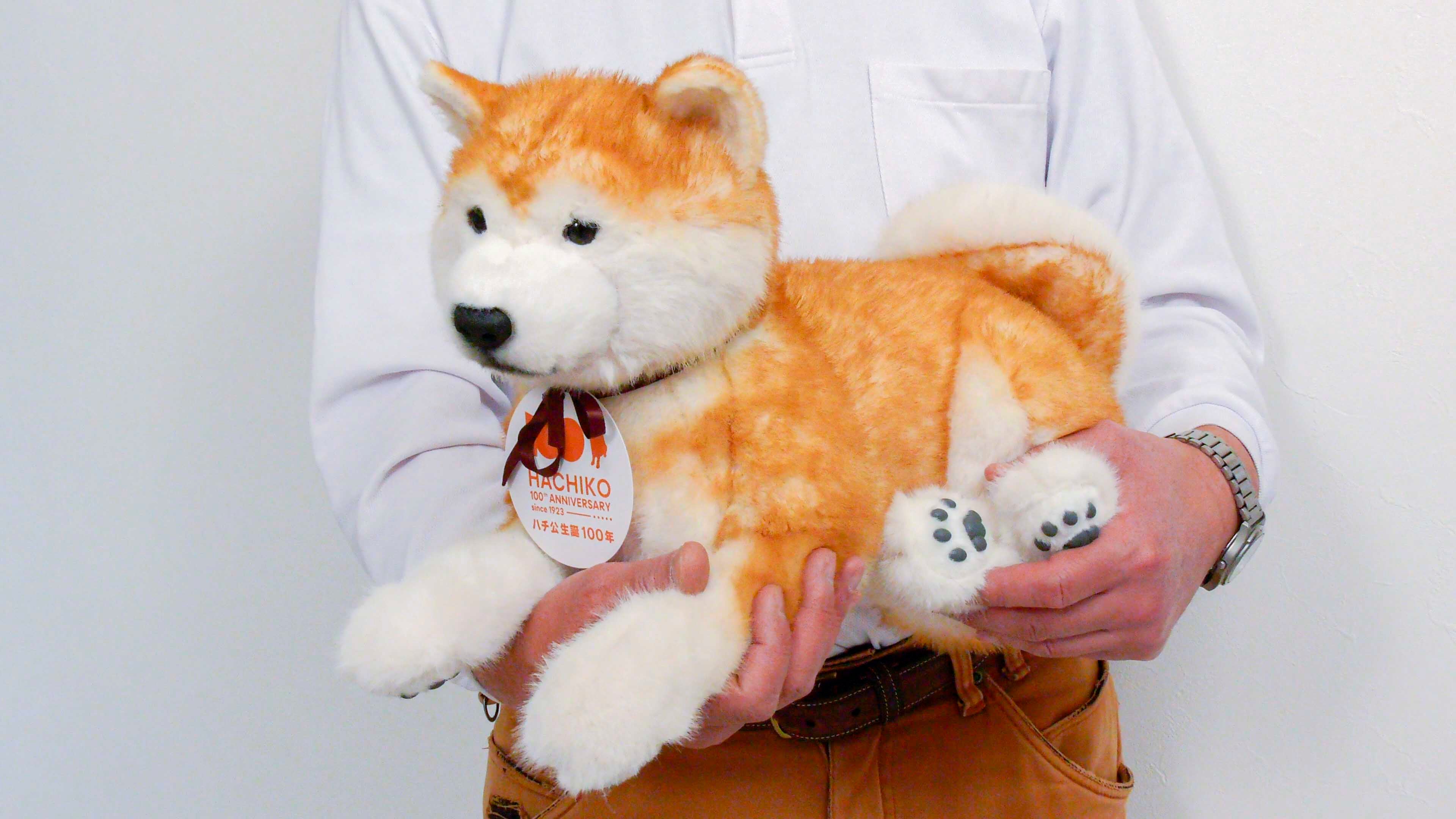 ハチ公生誕100年記念「撫でると鳴く、忠犬ハチ公型ロボット