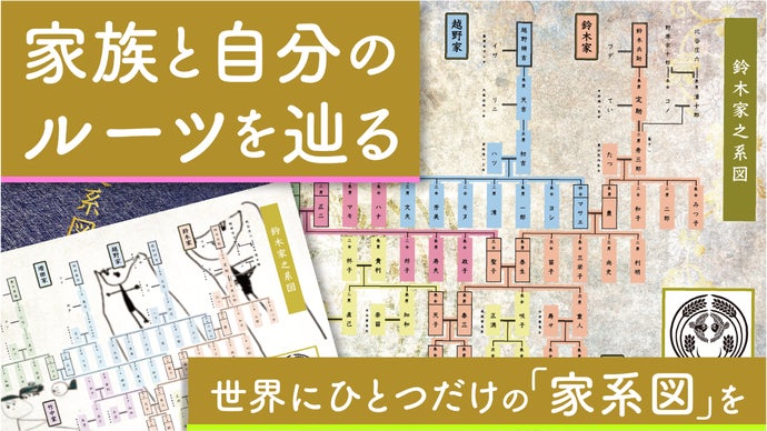 生涯一度の特注品】家族の歴史を紡ぐ、オシャレでアートな「飾りたく