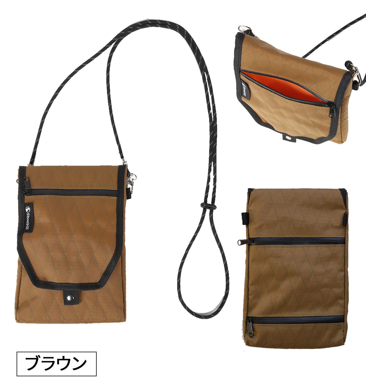 王一博 肖戦 軽量・防水 携帯用スマホポーチ　バッグ4点セット❣️確認用 ワンタッチ開閉：財布にもなる雨にも強いスマホポーチ ！便利な小分け