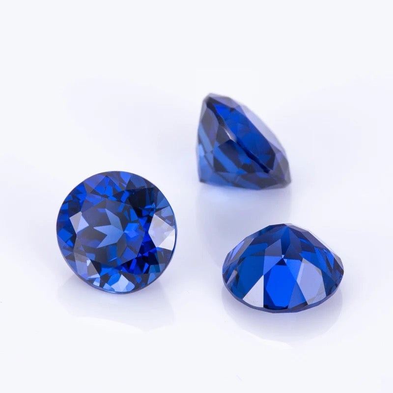魅惑の3ct】選べる4色の大粒 ラボグロウ サファイ アネックレス