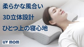 韓国伝統生地『ヌビ』の凹凸でサラッとした肌触り！3D頚椎サポート枕で快適な眠り