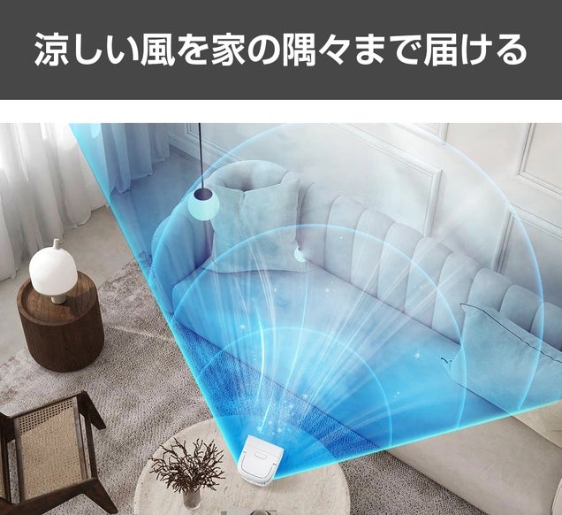 11℃の冷却力！最新型多機能冷風扇!超大容量水タンク＆ダブルミスト