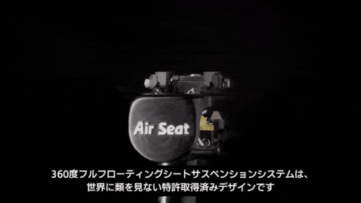 衝撃を上下前後360度吸収する独自技術でロングツーリングも辛く