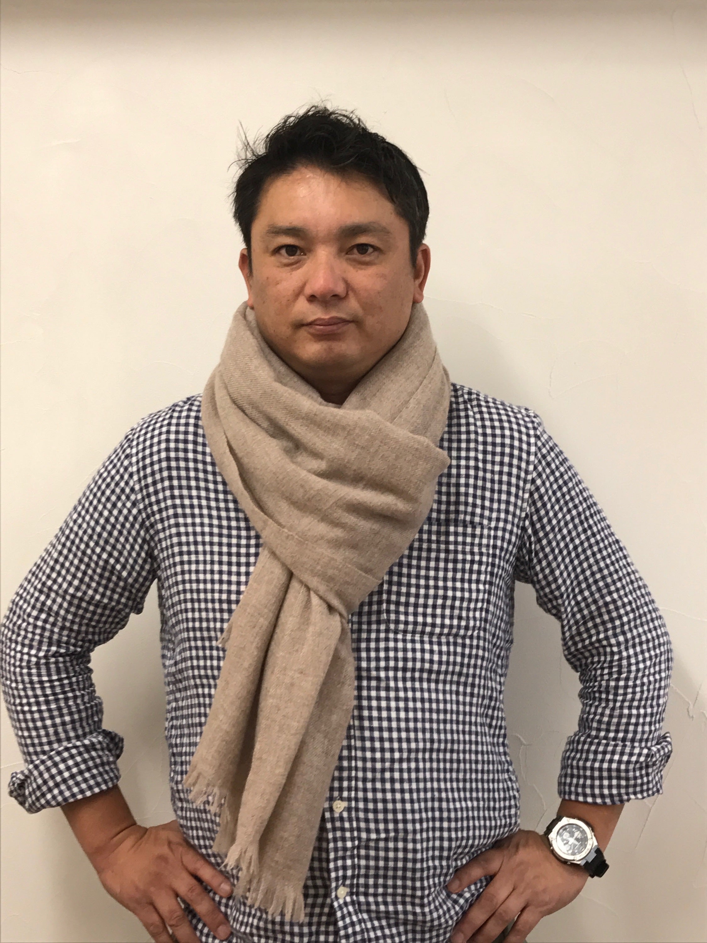 超極細糸で紡ぐ、現代の天女の羽衣〜100%カシミヤストール【tennyo