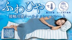 綿でふわふわ、じわっと冷たい。コンパクトでどこでも使える。スーパークールシート