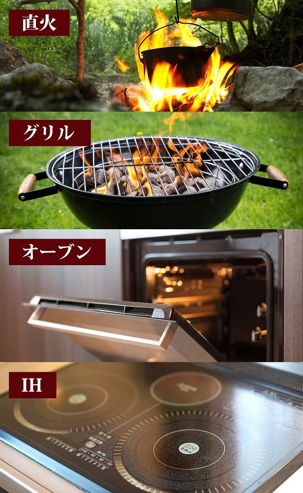 LOGOS - ダッチオーブン5点セット M  本格派！ワイルド料理  料理レシピ付き LOGOS ロゴス logos ダッチオーブン コンパクト 持ち運び 8