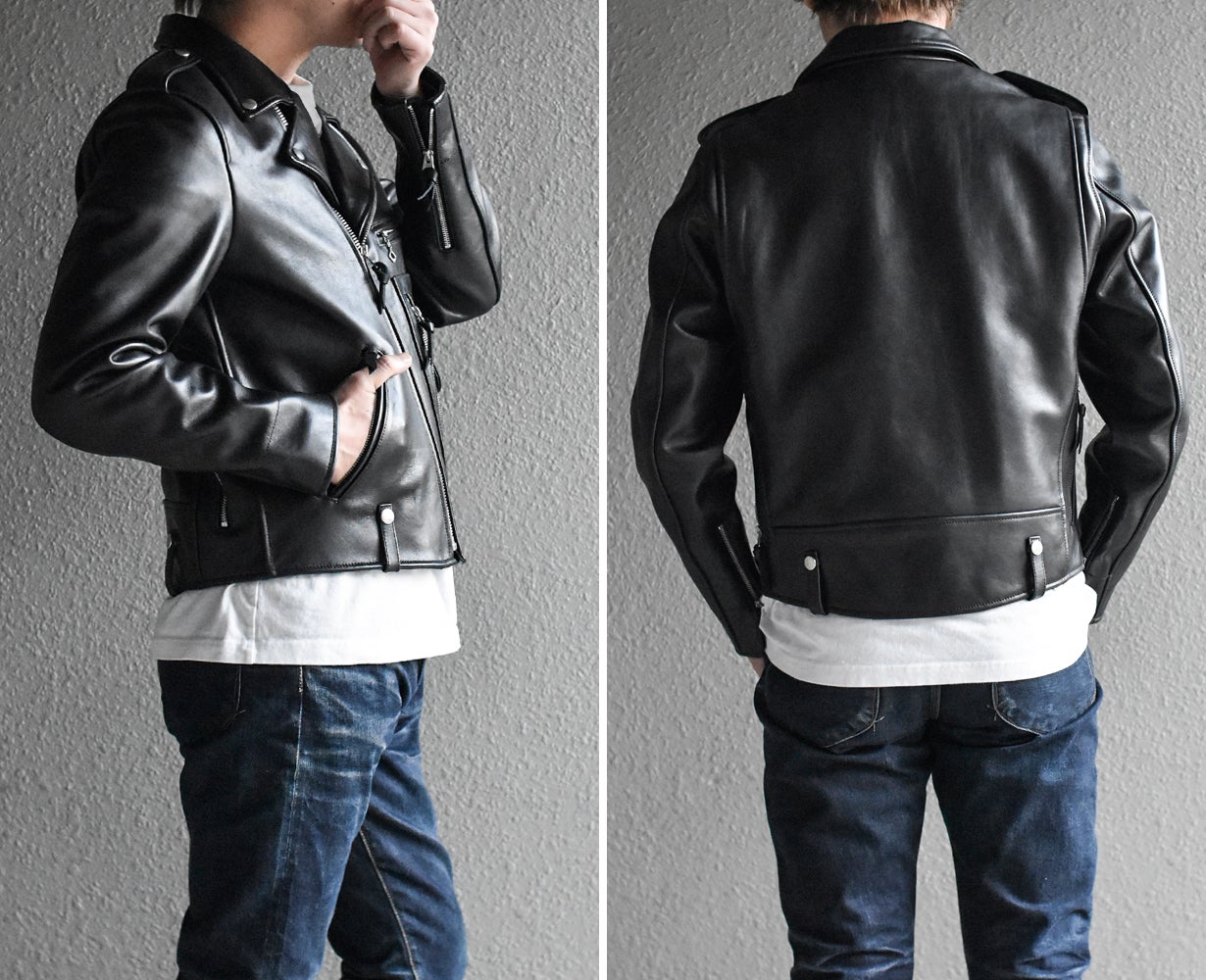 Fast ダブルライダースジャケット made in us Starting Over 革ジャン ライダース Synthetic leather riders