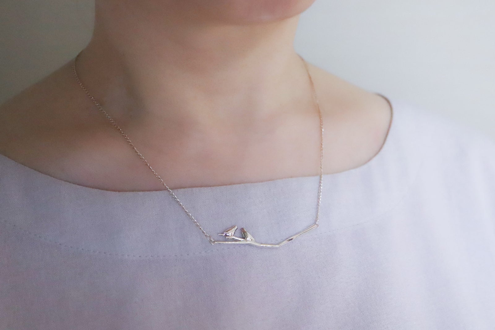 未使用保証書袋付き】レネレイド小鳥のネックレス、リング