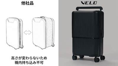 新品タグ付きvelo スーツケース 三段階サイズ調節可能 detail_33769_16837340043209.