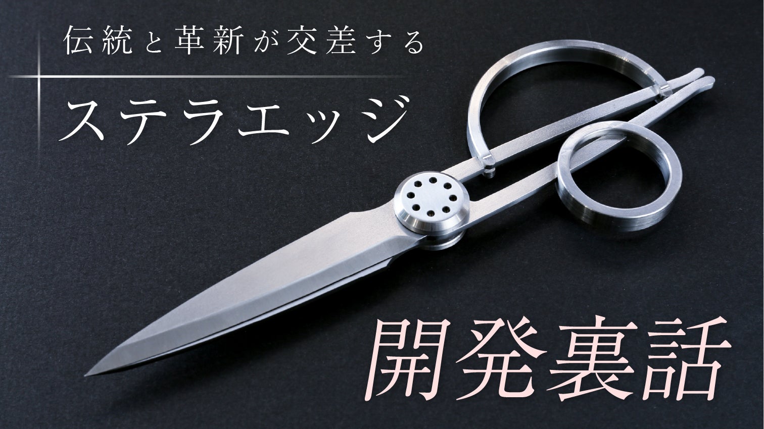 Makuake｜【デザイナー×刃物職人】アートのようなデザインハサミ～一生