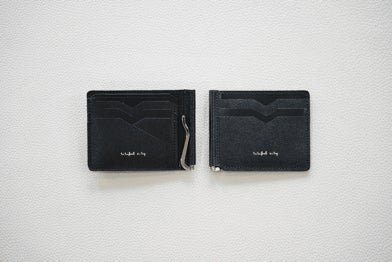 マネークリップ財布Luca02 最薄を目指し機能的で使いやすい『折りたたまないマネークリップ
