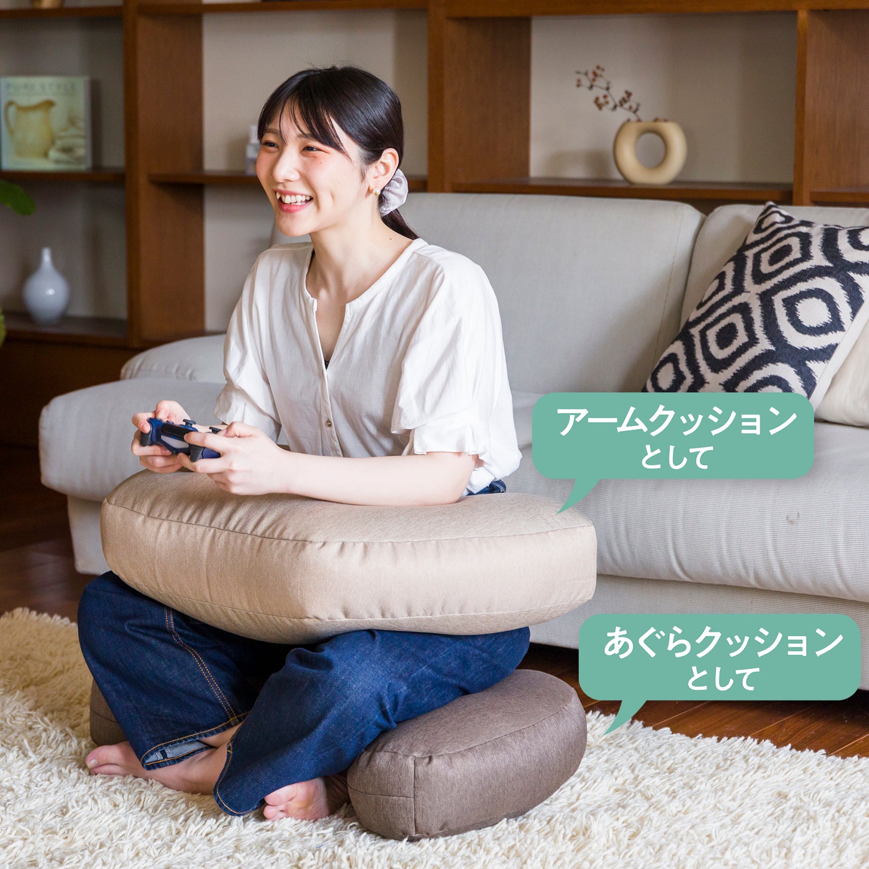 Makuake｜弾力があって沈みすぎないから快適姿勢をキープ。ふっくら新