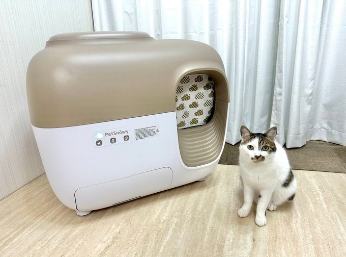 Makuake｜猫ちゃんに心地よいトイレ空間！自動梱包・徹底消臭・全自動