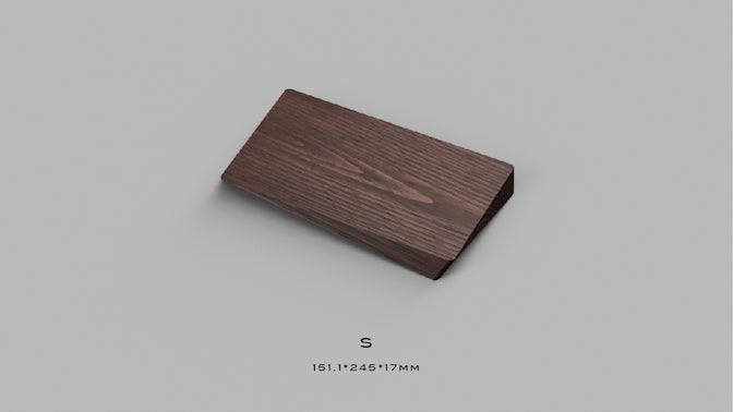 水切れが良く、素材を魅せる「まな板 KABUKI」銀杏＆越前漆職人による